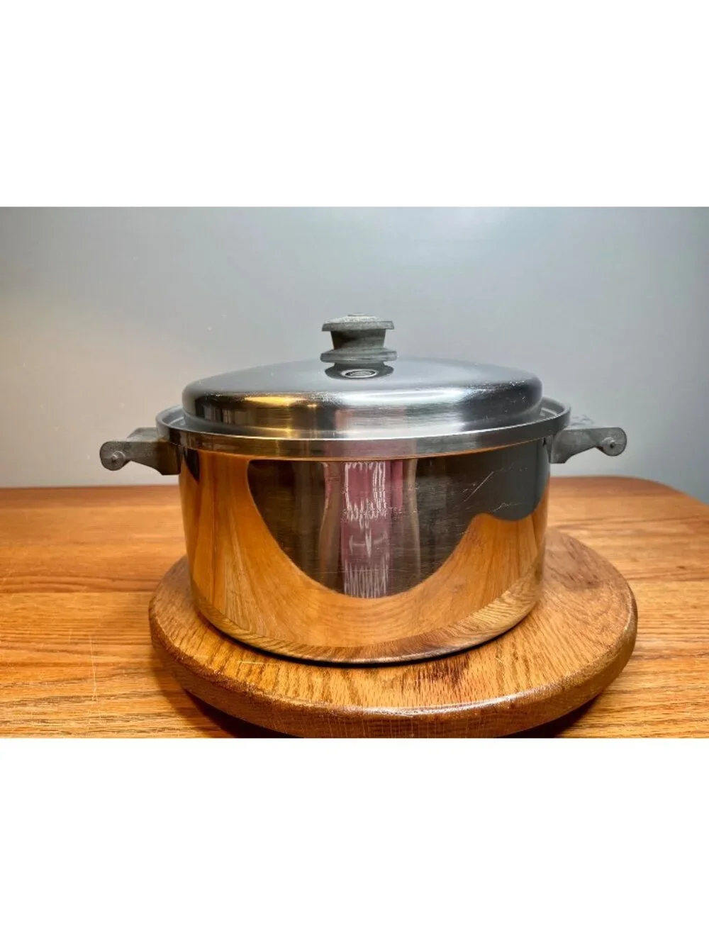 7 QT Saladmaster Stainless Steel Stockpot Dutch Oven with Vapo Lid Induction Com